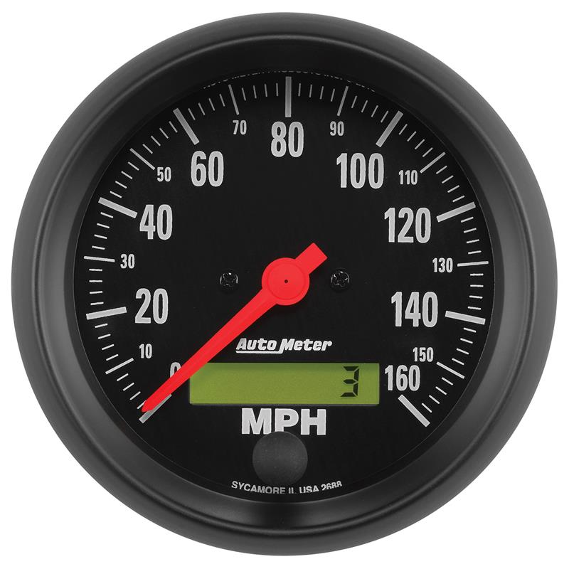 3-3/8" SPEEDOMETER, 0-160 MPH, Z-SERIES
