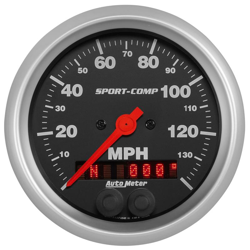 3-3/8" GPS SPEEDOMETER, 0-140 MPH, SPORT-COMP