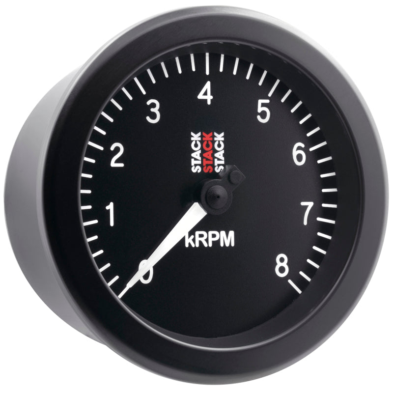 TACHOMETER, SPORT, 88MM, BLACK, 0-8K RPM