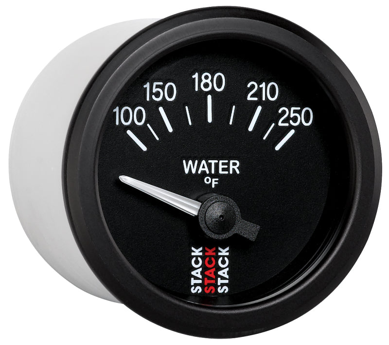 WATER TEMP, ELECTRIC, 52MM, BLK, 100-250 °F, 1/8" NPTF