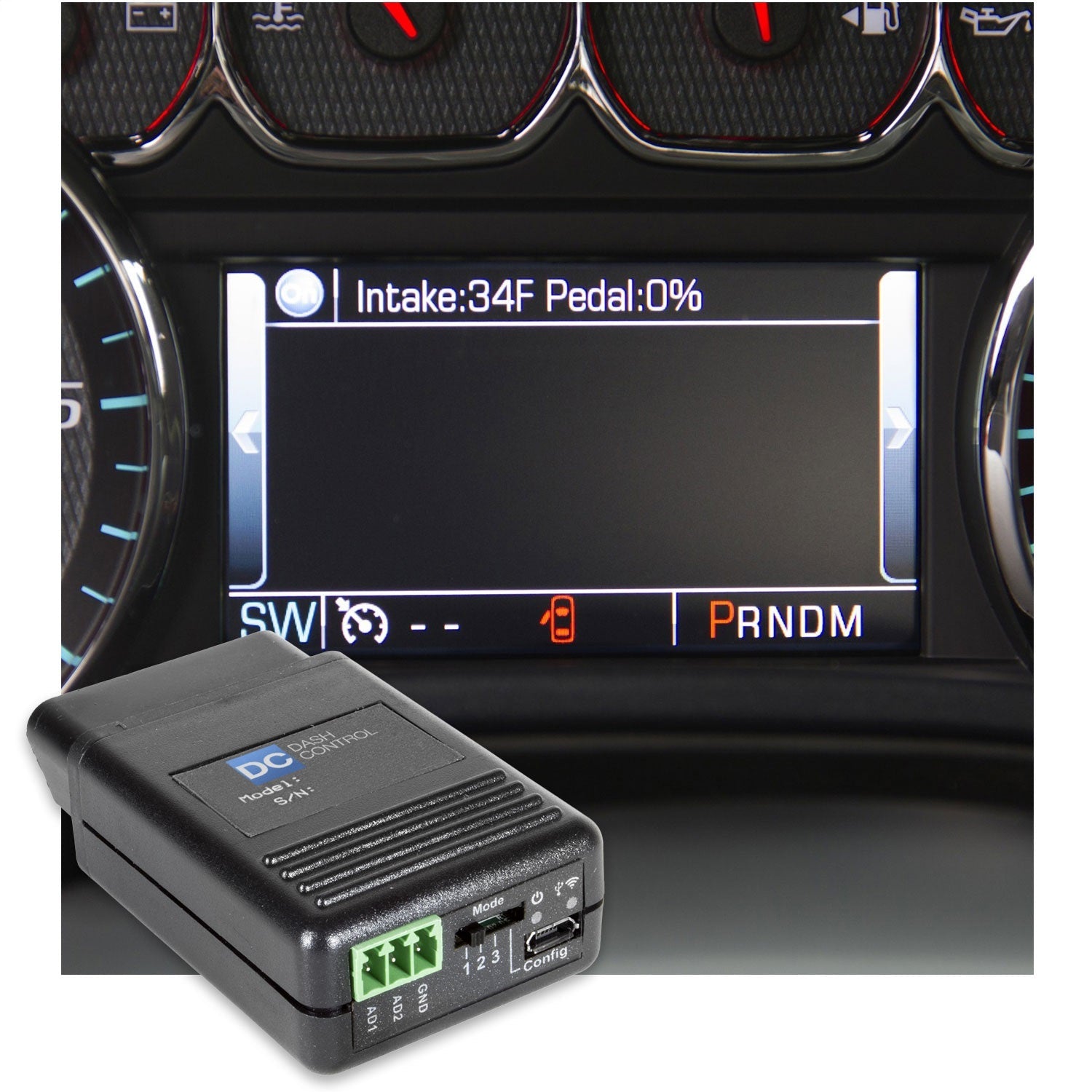 DASHCONTROL OBDII DISPLAY CONTROLLER, SILVERADO/SIERRA/TAHOE/SUBURBAN/YUKON 2014-2016