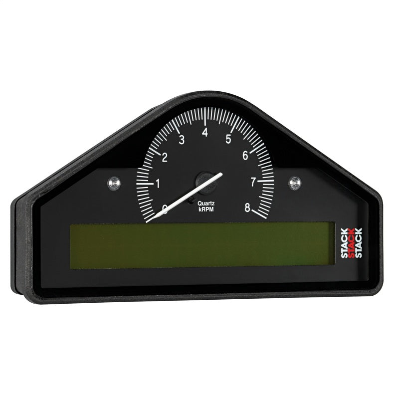 RACE DISPLAY, PRE-CONFIGURED, BLACK, 0-8K RPM (PSI, DEG. F, MPH)