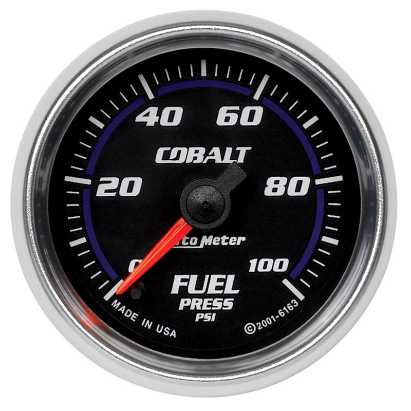 2-1/16" FUEL PRESSURE, 0-100 PSI, COBALT