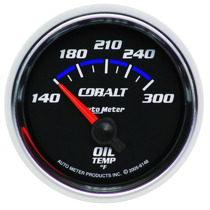 2-1/16" OIL TEMPERATURE, 140-300 °F, COBALT
