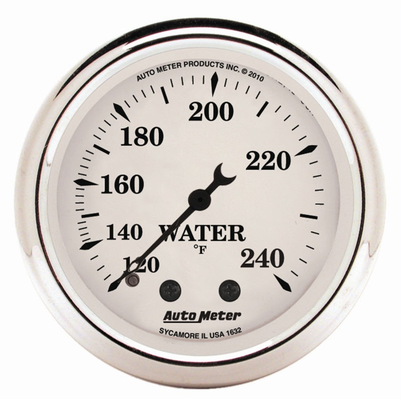2-1/16" WATER TEMPERATURE, 120-240 °F, OLD-TYME WHITE