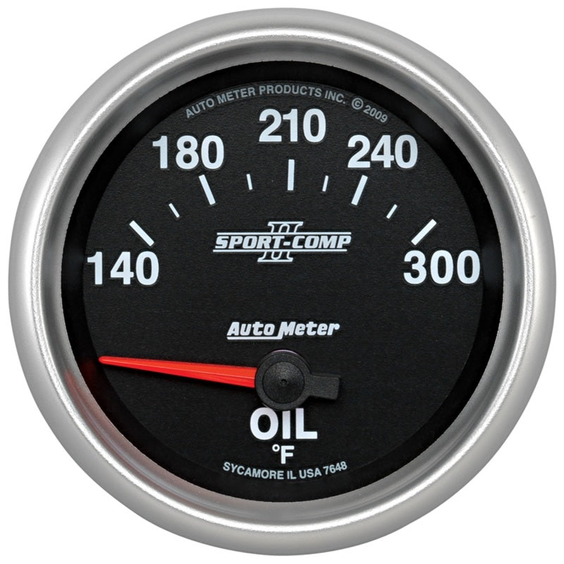 2-5/8" OIL TEMPERATURE, 140-300 °F, SPORT-COMP II