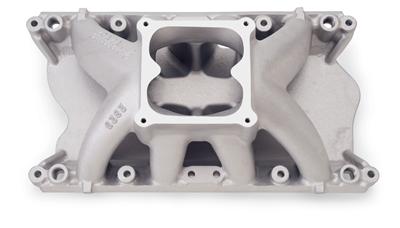 Edelbrock 2828 Intake Manifold Glidden Victor Single Plane Aluminum Natural