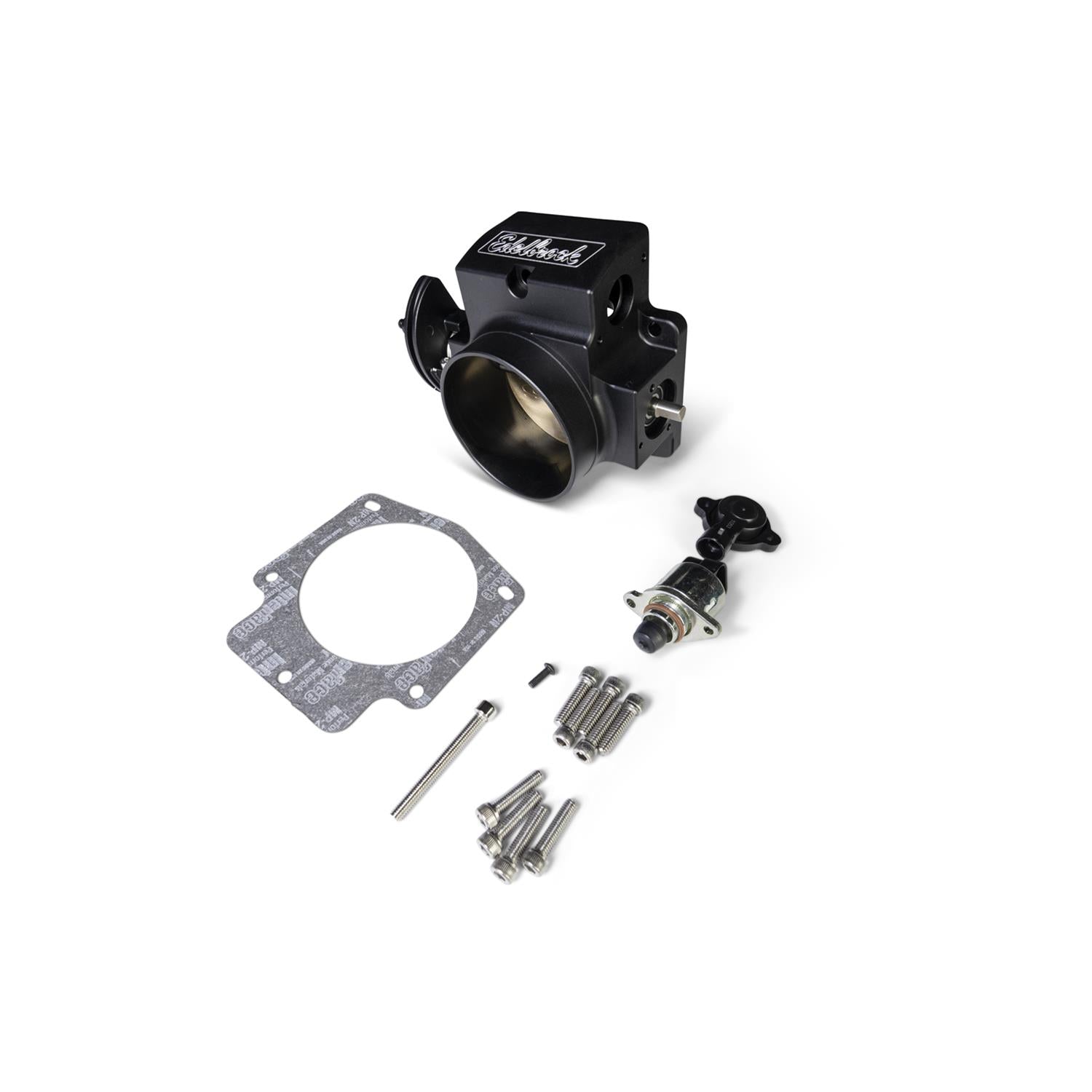 Edelbrock 39703 Victor LS Throttle Body, 90mm - Black Anodized