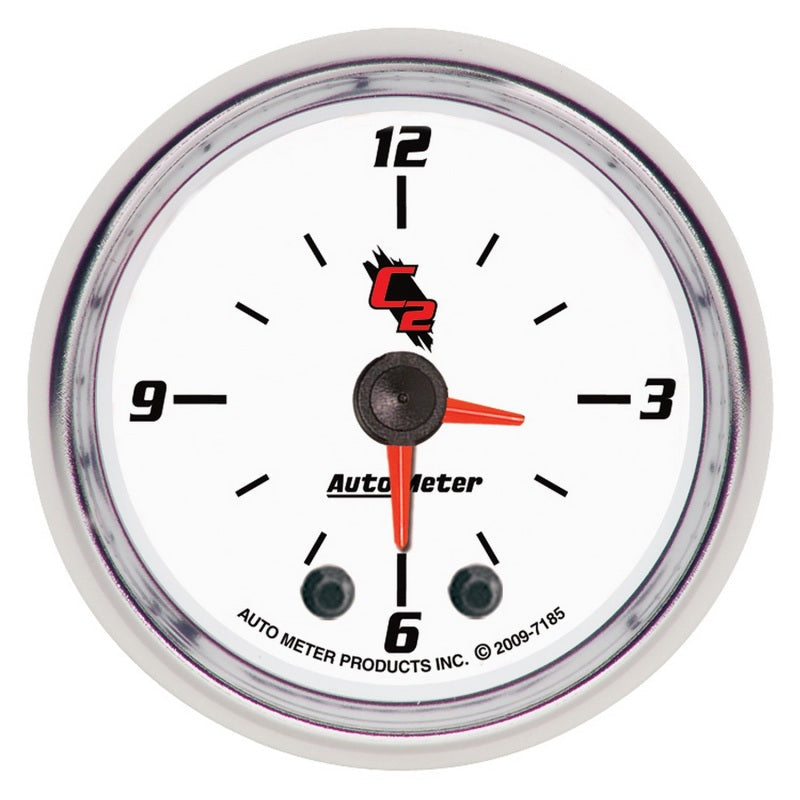 2-1/16" CLOCK, 12 HOUR, C2
