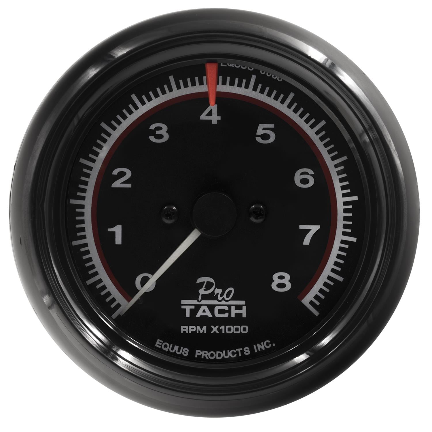 Equus E6088 6000 Series 3-3/8" Black Tachometer