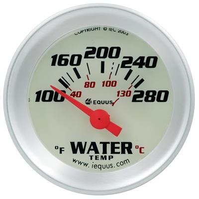 Equus E8162 8000 Series 1-1/2" Electric Water Temperature Gauge