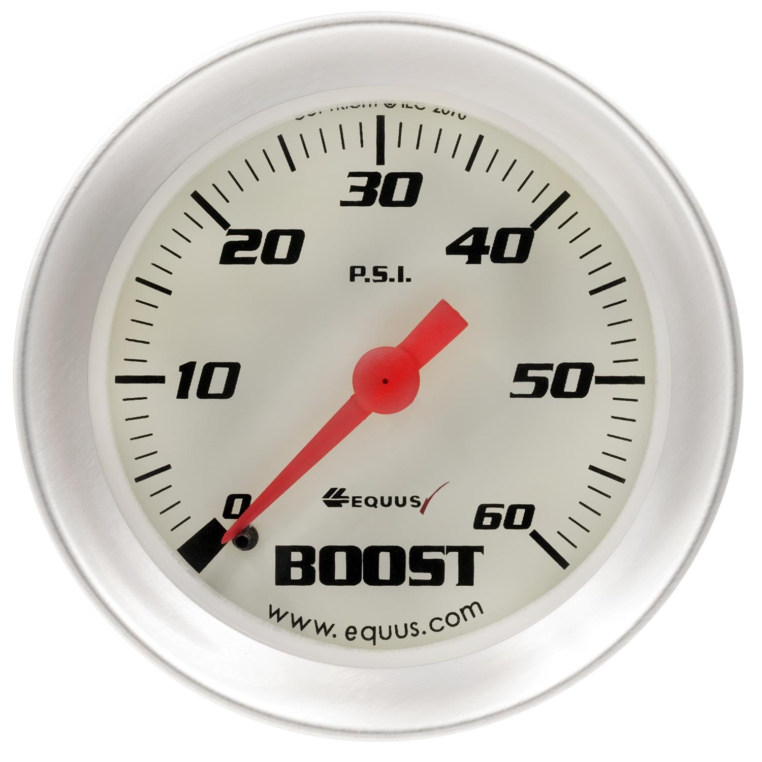 Equus E8256 8000 Series 2" Boost Gauge, 0-60 psi