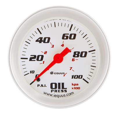 Equus E8444 2-5/8" Mechanical Oil Pressure Gauge
