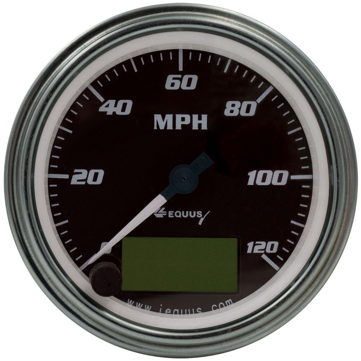 Equus E7074 7000 Series 3-3/8" Chrome Electric Speedometer