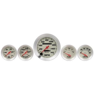 Equus E8500 8000 Series 5 Piece Gauge Kit