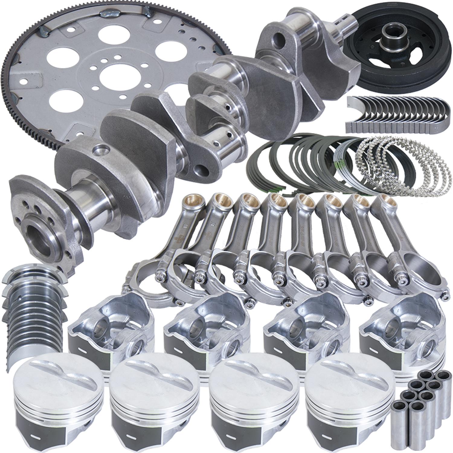 Eagle B15405E030 Street Performance Rotating Assembly, SB Chevy - Claimer Pistons