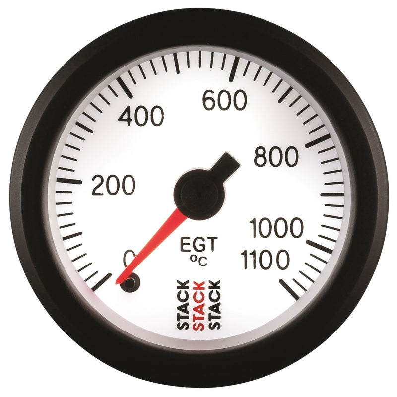 EXHAUST GAS TEMP, PRO STEPPER MOTOR, 52MM, WHT, 0-1100 °C