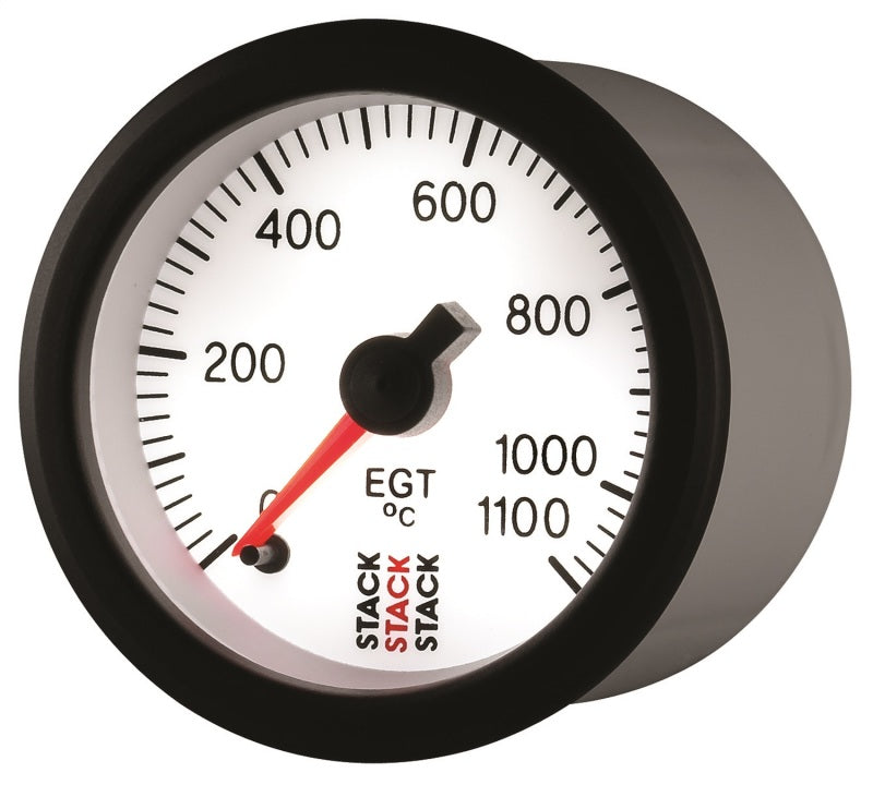 EXHAUST GAS TEMP, PRO STEPPER MOTOR, 52MM, WHT, 0-1100 °C