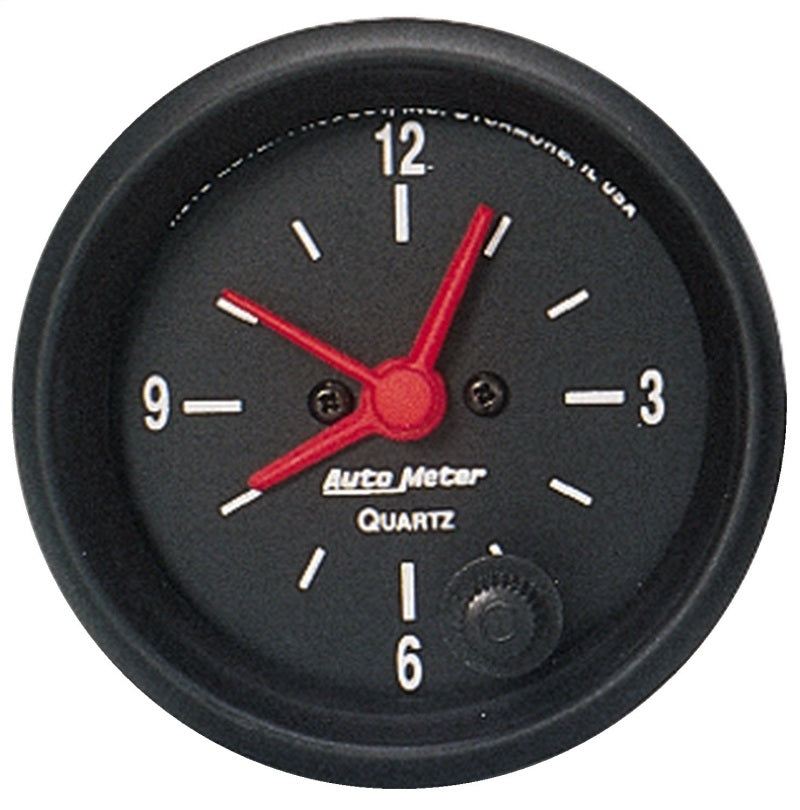 2-1/16" CLOCK, 12 HOUR, Z-SERIES