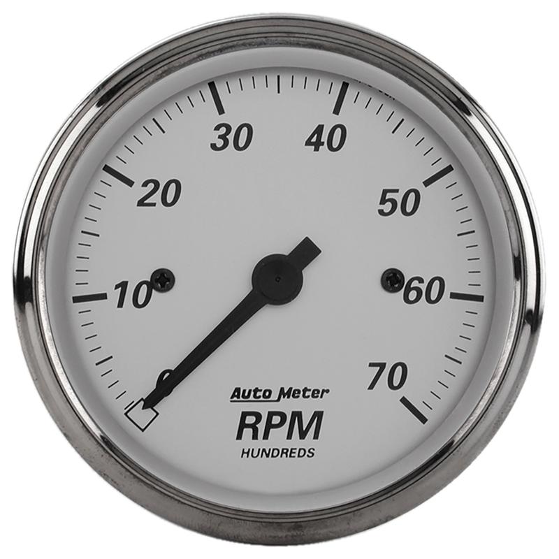 3-1/8" SPEEDOMETER, 0-120 MPH, AMERICAN PLATINUM