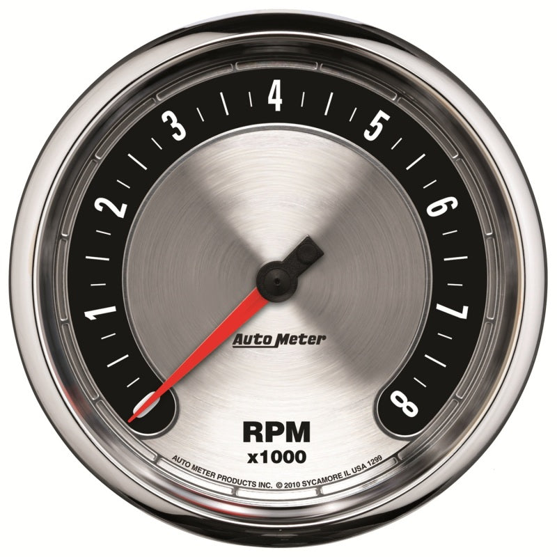 5" IN-DASH TACHOMETER, 0-8,000 RPM, AMERICAN MUSCLE