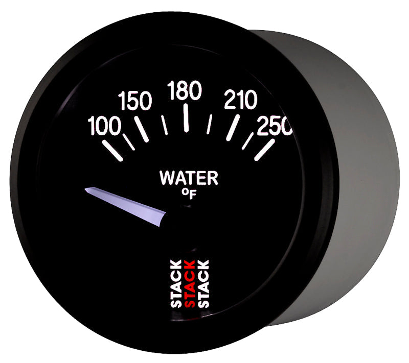 WATER TEMP, ELECTRIC, 52MM, BLK, 100-250 °F, 1/8" NPTF