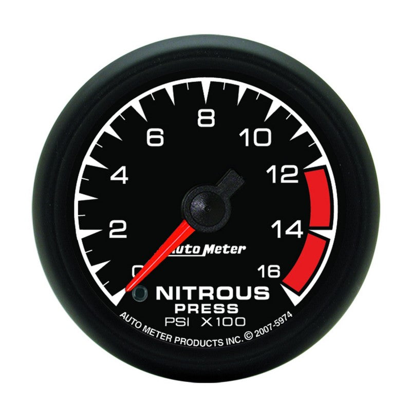 2-1/16" NITROUS PRESSURE, 0-1600 PSI, ES