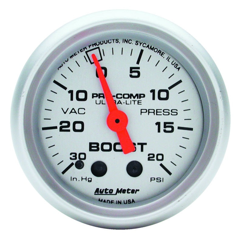 2-1/16" BOOST/VACUUM, 30 IN HG/20 PSI, ULTRA-LITE