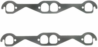 Fel-Pro 1406 Exhaust Gaskets Header Steel Core Laminate D-Port Fits Chevy Small Block