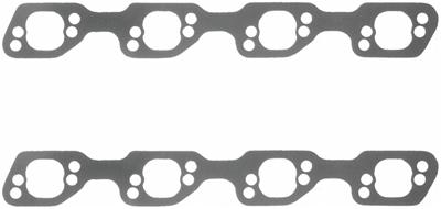 Fel-Pro 1486 Exhaust Gaskets Header Steel Core Laminate Dual Bolt Pattern Splaye