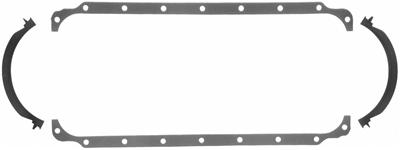 Fel-Pro 1806 Oil Pan Gasket Multi-Piece Rubber-Coated Fiber Dodge Plymouth 273 3