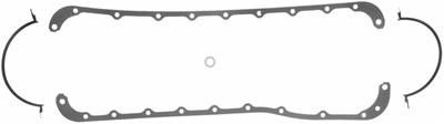 Fel-Pro 1812 Oil Pan Gasket Multi-Piece Rubber-Coated Fiber Fits Ford 429/460