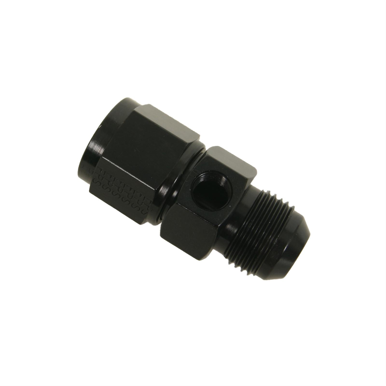 Fragola 495008-BL Pressure Gauge Adapter, Straight -10AN Male to -10AN Female