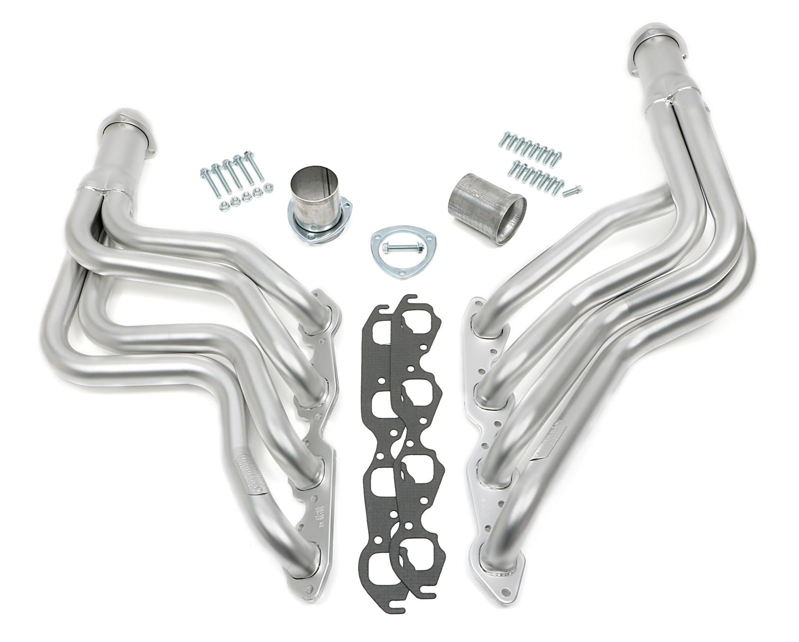 Hedman Hedders 68198 Elite Extreme-Duty Headers, BB Chevy - Ceramic Coated