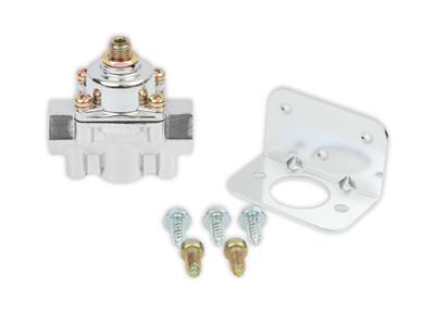 Holley 12-804 Fuel Pressure Regulators Low Pressure 1-4.psi No Return Inline