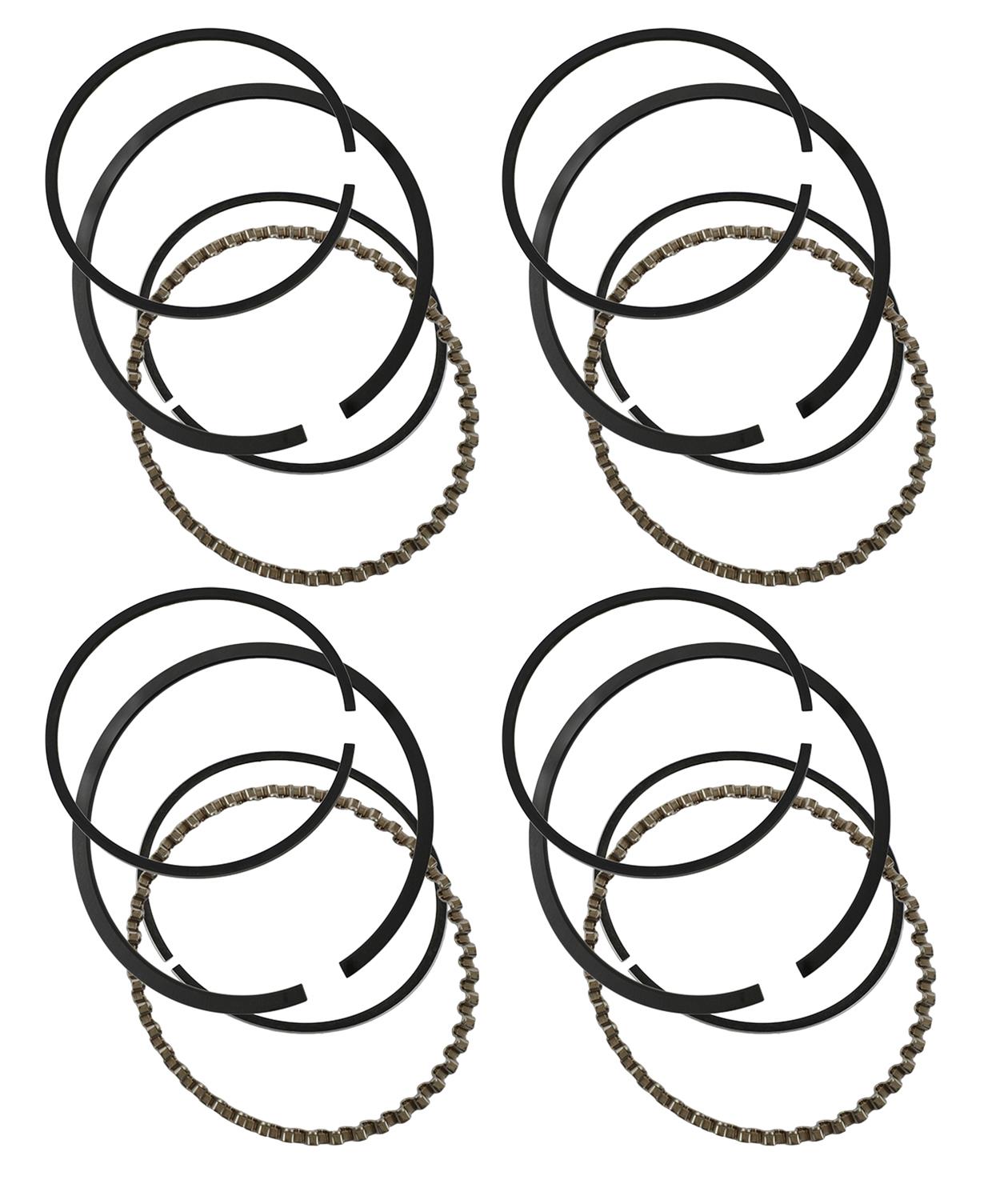 Hastings 2M139030 Piston Ring Set, 4.030" Bore - Plasma-moly