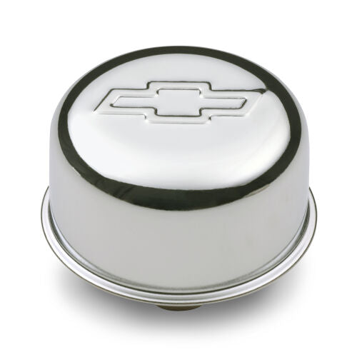 Proform 141-616 Chevy Bowtie Emblem Push-In Air Breather Cap, 3" Dia. Chrome