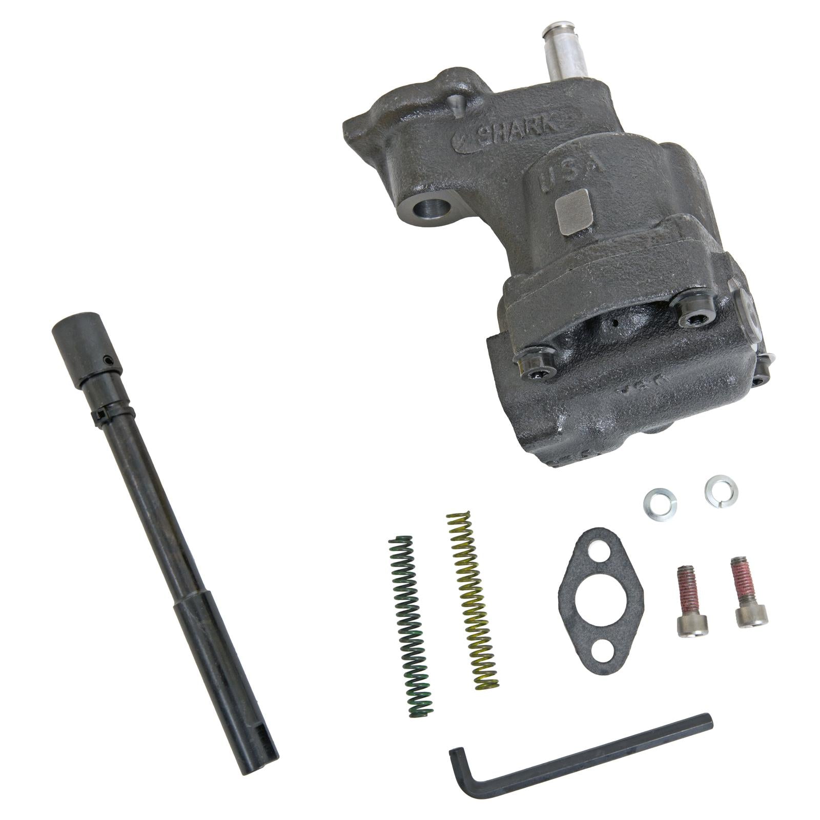 Melling 10552ST Shark Tooth Oil Pump, High-Volume, High-Pressure - SB Chevy