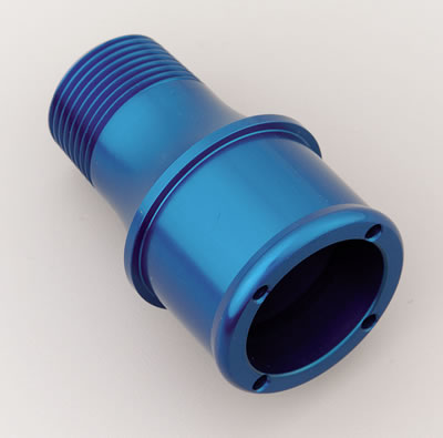 Meziere WP1175B NPT to Smooth Hose Adapter, 1" NPT, 1-3/4" Hose Barb