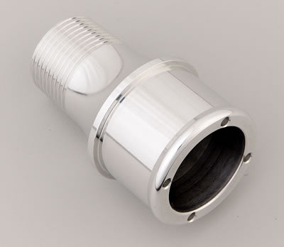 Meziere WP1175U NPT to Smooth Hose Adapter, 1" NPT, 1-3/4" Hose Barb