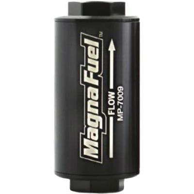 MagnaFuel MP-7009-BLK Fuel Filter Gasoline Alcohol Aluminum Housing Black Anodiz