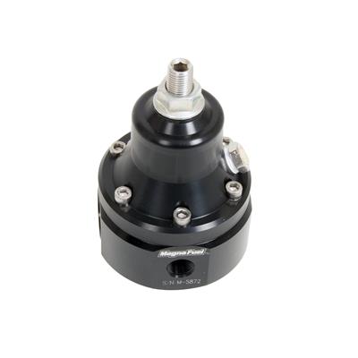 MagnaFuel MP-9950-BLK EFI Fuel Pressure Regulator, Return Style, 35-85 psi