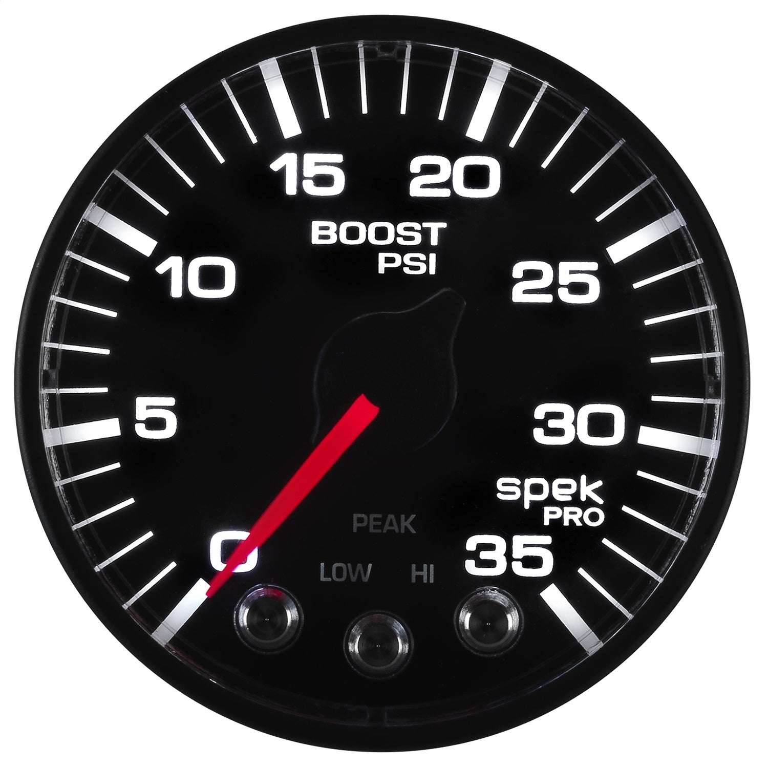 2-1/16" BOOST, 0-35 PSI, SPEK-PRO, BLACK/BLACK