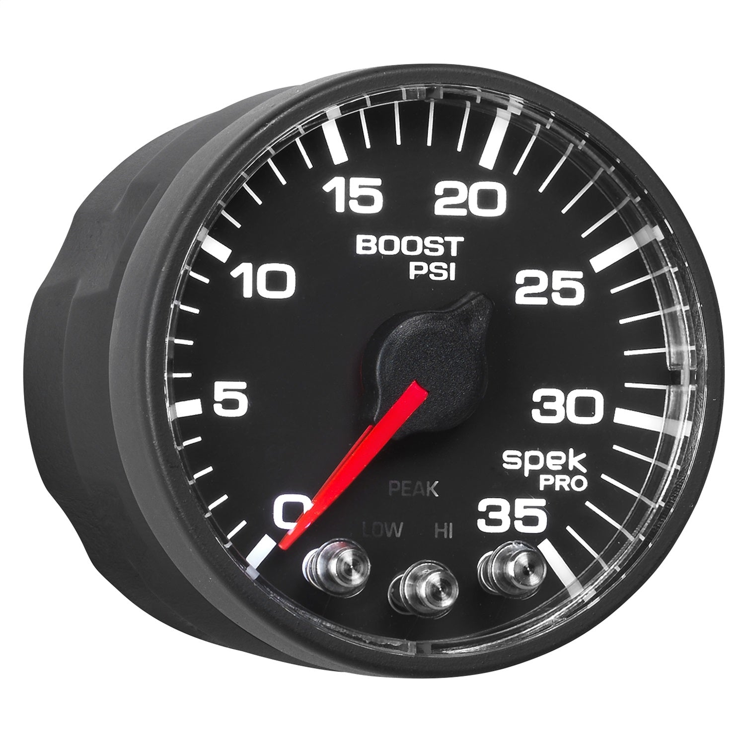 2-1/16" BOOST, 0-35 PSI, SPEK-PRO, BLACK/BLACK