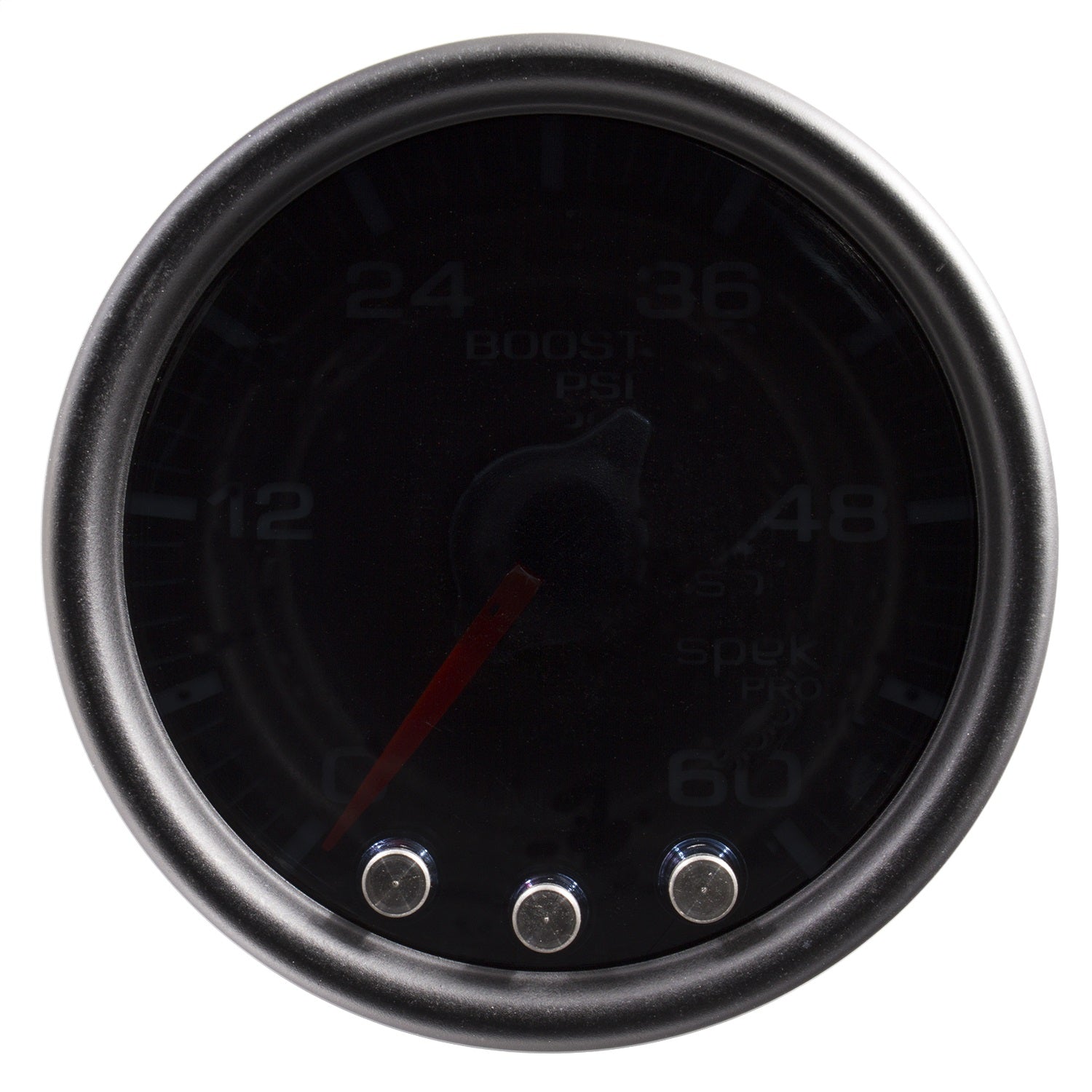 2-1/16" BOOST, 0-60 PSI, SPEK-PRO, BLACK/BLACK