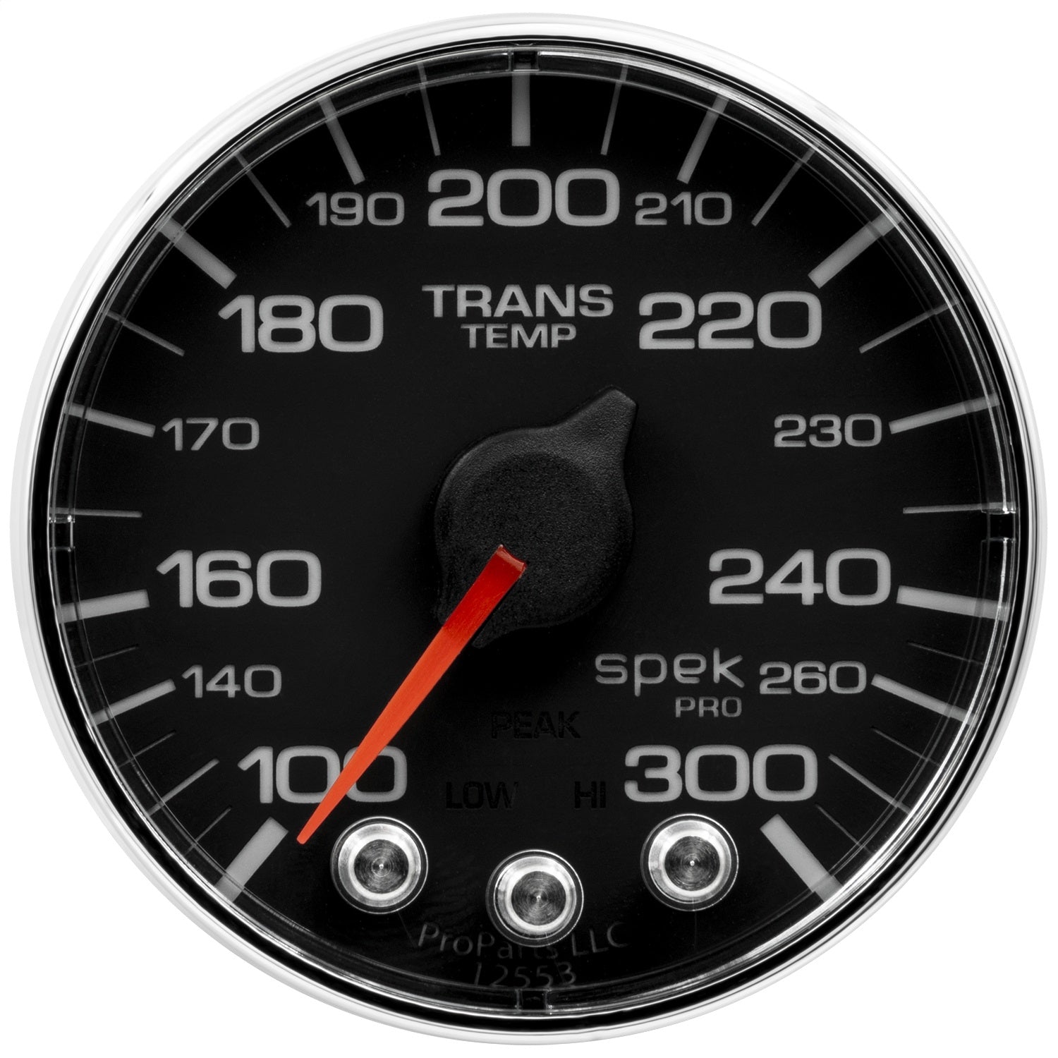 2-1/16" TRANSMISSION TEMPERATURE, 100-300 °F, SPEK-PRO, BLACK/CHROME