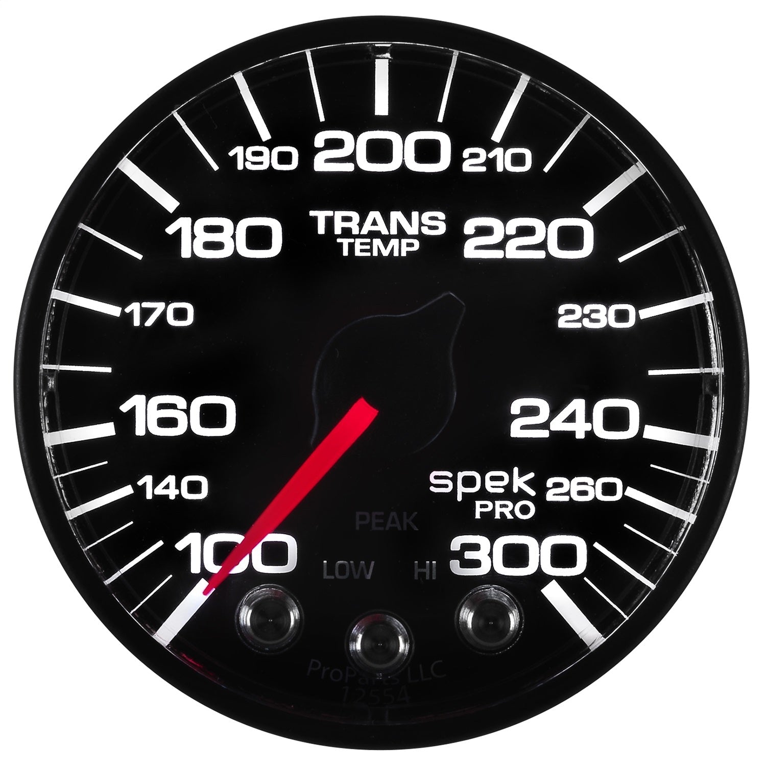 2-1/16" TRANSMISSION TEMPERATURE, 100-300 °F, SPEK-PRO, BLACK/BLACK