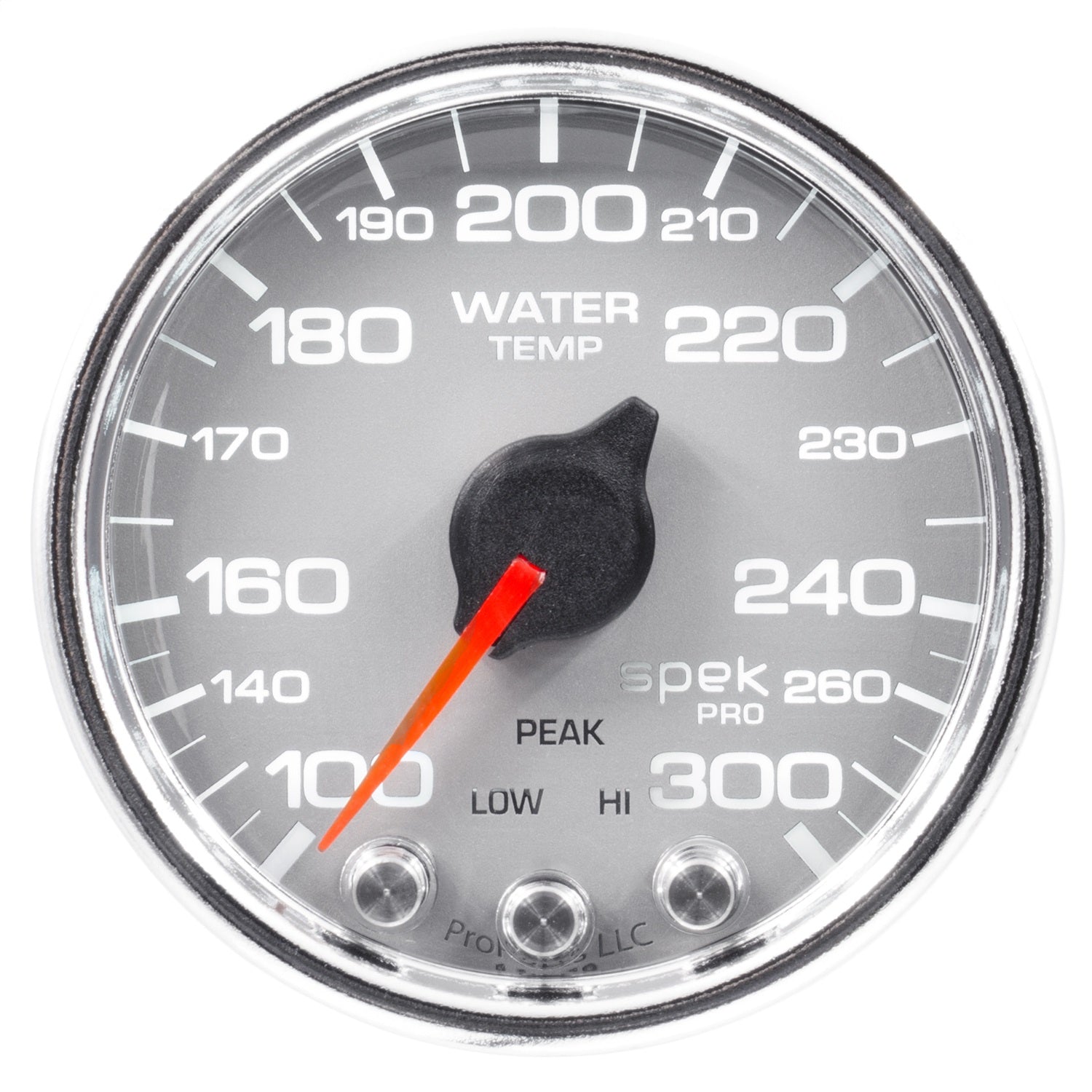 2-1/16" WATER TEMPERATURE, 100-300 °F, SPEK-PRO, SILVER/CHROME
