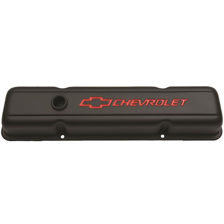 Proform 141-750 Stamped Steel Chevy Valve Covers - Black Crinkle
