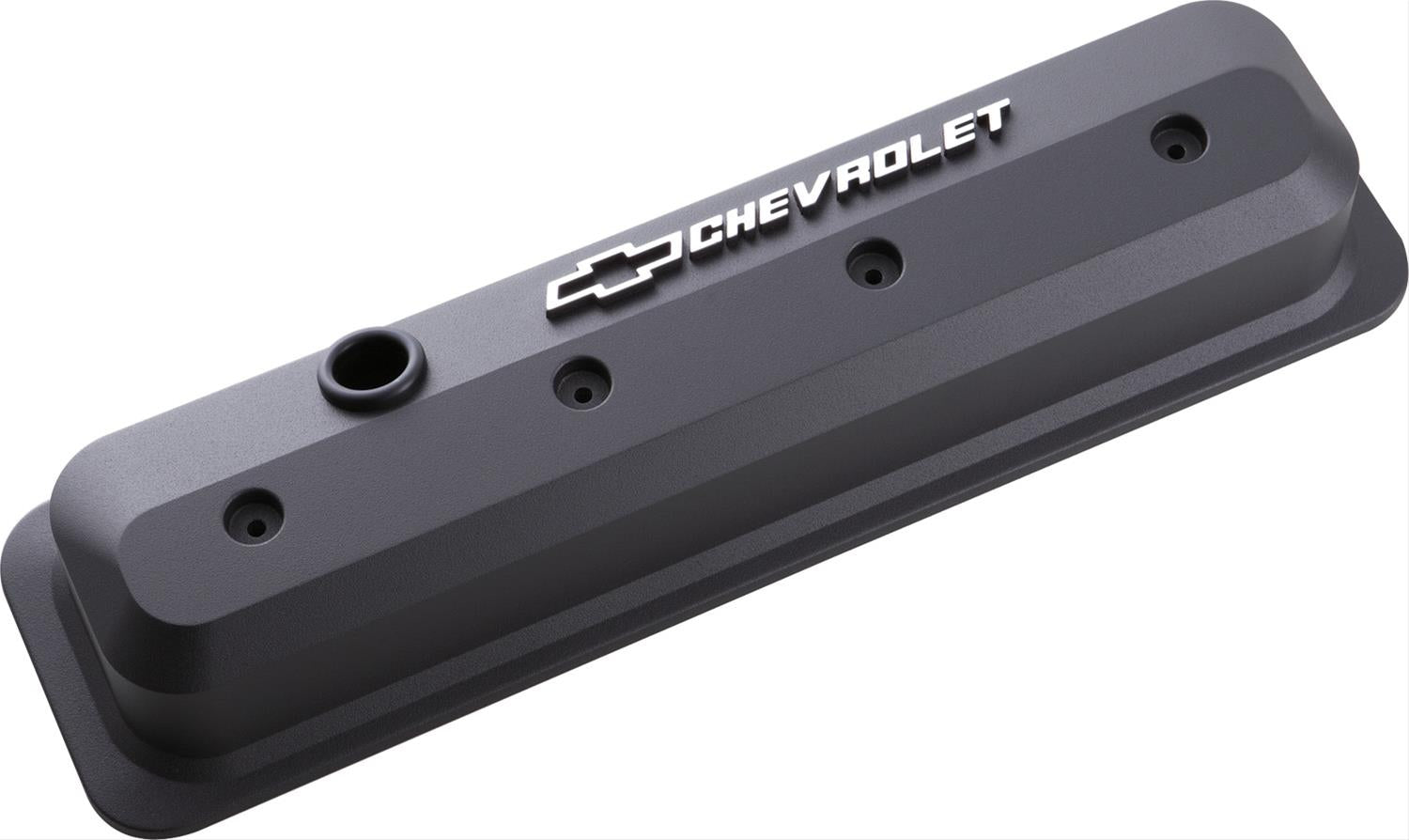 Proform 141-840 GM Licensed Slant Edge Valve Covers, Fits Chevy SB - Black